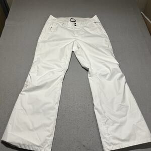 The North Face Freedom Snow Pants Women’s Large White Ski Snowboard Dryvent
